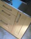 Stainless Steel effect Handles door front