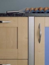 Aluminium accessories door front