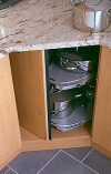 Turnmotion Corner storage door front