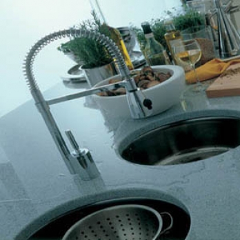 Contemporary Kitchen Taps door front